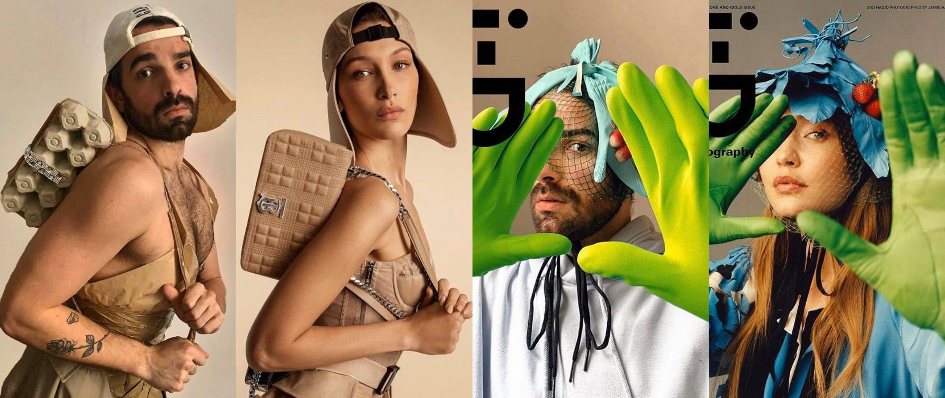 Images de mode avec un mannequin féminin imitées avec un mannequin masculin