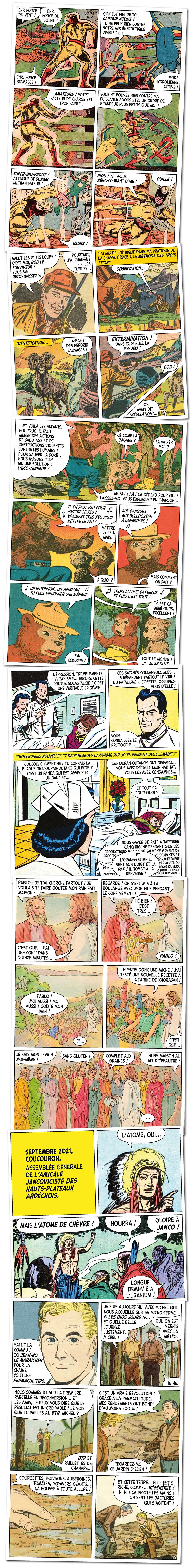 C'en est fini de toi, capitaine Atome ! Tu ne peux rien contre notre mix énergétique diversifié !