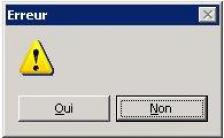 Erreur - oui - non ?